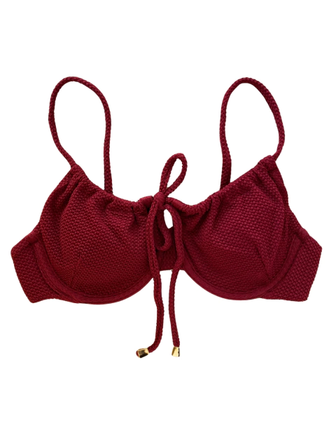 TOP LACINHO MARSALA - comprar online