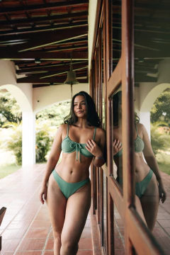 CALCINHA ASA DELTA FIO DUPLO VERDE ALECRIM na internet