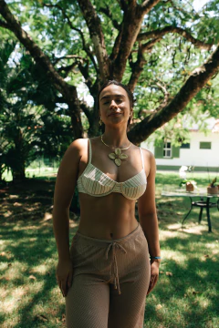 Imagem do TOP MEIA TAÇA CROCHET OFF WHITE