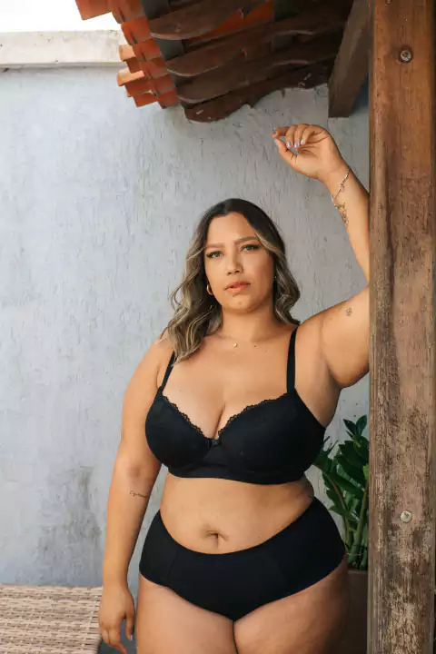Sutiã Luana | básico plus size com renda
