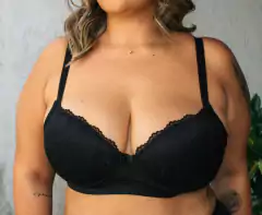 Sutiã Luana | básico plus size com renda - loja online