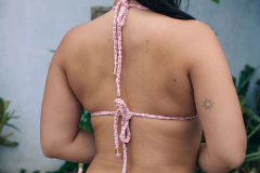 Imagem do TOP CORTININHA CROCHET ROSA