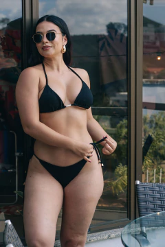 Imagem do TOP CORTININHA PRETO