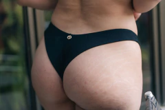 CALCINHA ASA DELTA FIO DUPLO PRETA - loja online