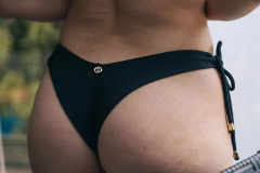 Imagem do CALCINHA ASA DELTA AMARRAÇÃO PRETA