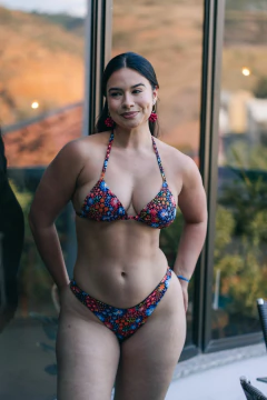 CALCINHA ASA DELTA FIO DUPLO ESTAMPADO FLORAL na internet