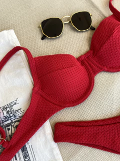 TOP MEIA TAÇA VERMELHO - loja online