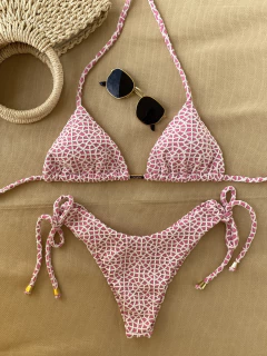 CALCINHA ASA DELTA AMARRAÇÃO CROCHET ROSA - loja online