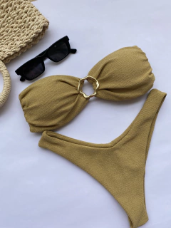 Imagem do CALCINHA ASA DELTA FIO DUPLO MOSTARDA