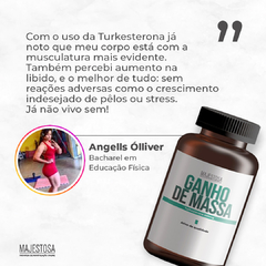 Ganho de Massa - Turkesterona 500mg - Majestosa - Farmácia de Manipulação Online