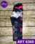 6360 - Calza Capri Rosado Negro - lycra importada