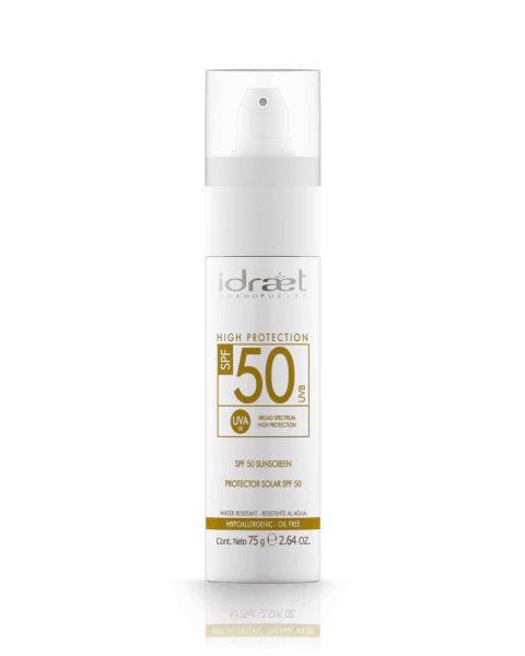 SPF 50 - Crema Natural - (Sin Color) - Facial - 75 ml