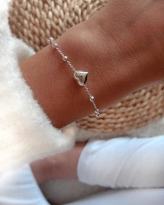 PULSERA MARGOT. REGULABLE . Plata 925