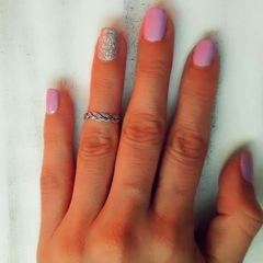 ANILLO MIDI TRENZADO (plata 925)