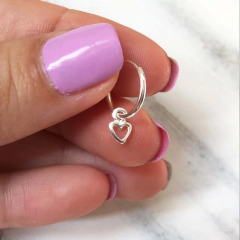 ARGOLLITA CORAZÓN CALADO CHICO 12MM UNIDAD (plata 925)