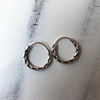 Argollas Mulata14 mm (par) (plata 925)