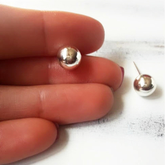 Aros Bolitas (plata 925)