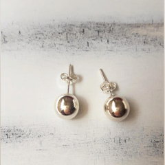 Aros Bolitas (plata 925) - comprar online