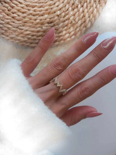 ANILLO TOKIO. Plata 925 N16.