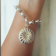 PULSERA DE ACERO BLANCO MARGARITA