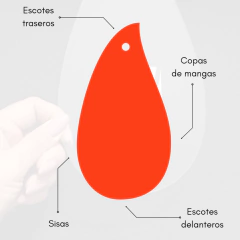 Imagen de KIT - REGLA DE PATCHWORK (60cm) + CURVAS