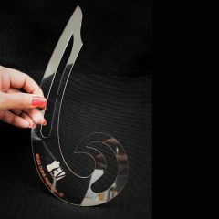 REGLA CURVA FRANCESA N°1 - ACRÍLICO