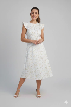 Imagen de M114 - VESTIDO C/VOLADO - DIGITAL