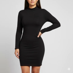 M192 - VESTIDO ELASTIZADO - PAPEL