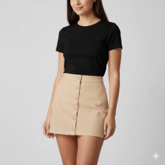 Imagen de M048 - FALDA ABOTONADA - DIGITAL