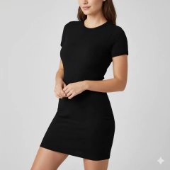 M075 - VESTIDO ENTALLADO - PAPEL - EV MOLDES