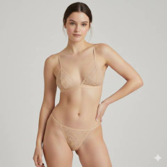 M056 - BRALETTE Y TANGA - PAPEL - tienda online