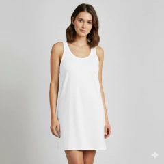 Imagen de M076 - VESTIDO HOLGADO - PAPEL