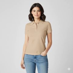 M124 - CHOMBA ENTALLADA - PAPEL - tienda online