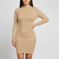 M192 - VESTIDO ELASTIZADO - DIGITAL - comprar online