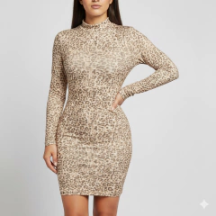 M192 - VESTIDO ELASTIZADO - PAPEL - EV MOLDES