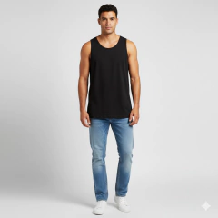 M144 - MUSCULOSA BÁSICA - PAPEL