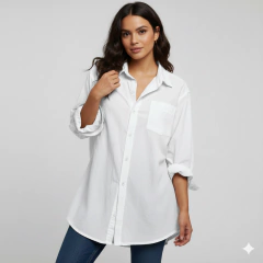 Imagen de M160 - CAMISA OVERSIZE - PAPEL