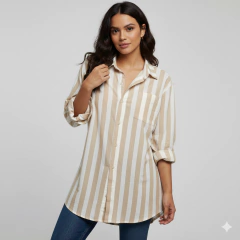 M160 - CAMISA OVERSIZE - PAPEL - tienda online