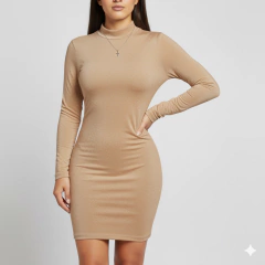 M192 - VESTIDO ELASTIZADO - PAPEL - EV MOLDES