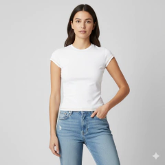 M100 - REMERA BABY TEE - DIGITAL - - tienda online