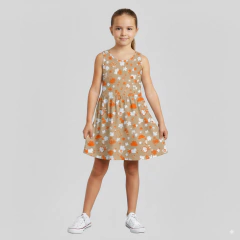 M033 - VESTIDO CON FRUNCES - PAPEL - tienda online