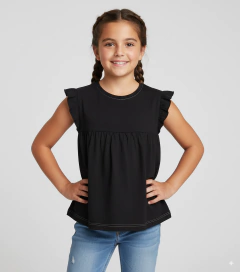 M155 - REMERA C/CANESÚ - PAPEL - tienda online