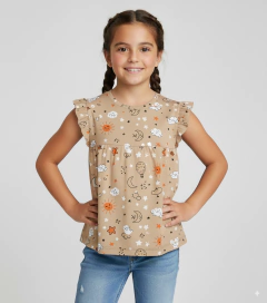 Imagen de M155 - REMERA C/CANESÚ - PAPEL