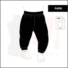 M003 - PANTALÓN BABUCHA - PAPEL - comprar online