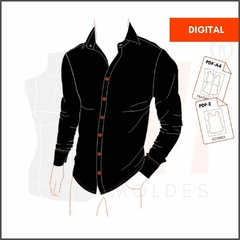 M023 - CAMISA ENTALLADA - DIGITAL - comprar online