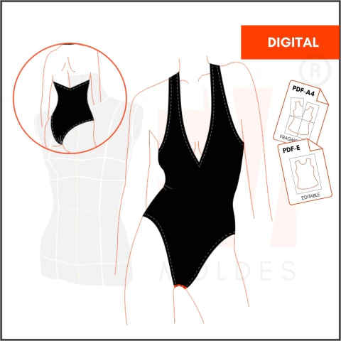 M029 - BODY ESCOTE V - DIGITAL - comprar online