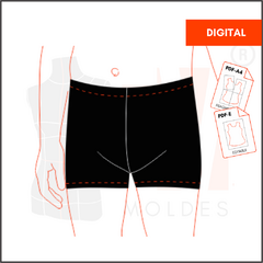 M034 - MALLA BOXER - DIGITAL - comprar online