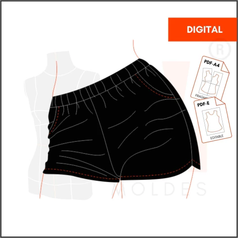 M039 - SHORT JOGGING - DIGITAL - comprar online