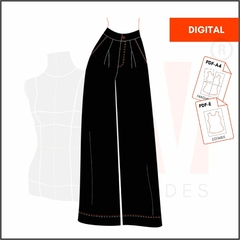 M041 - PANTALÓN PALAZZO - DIGITAL - comprar online