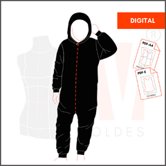 M070 - PIJAMA ENTERITO - DIGITAL - comprar online